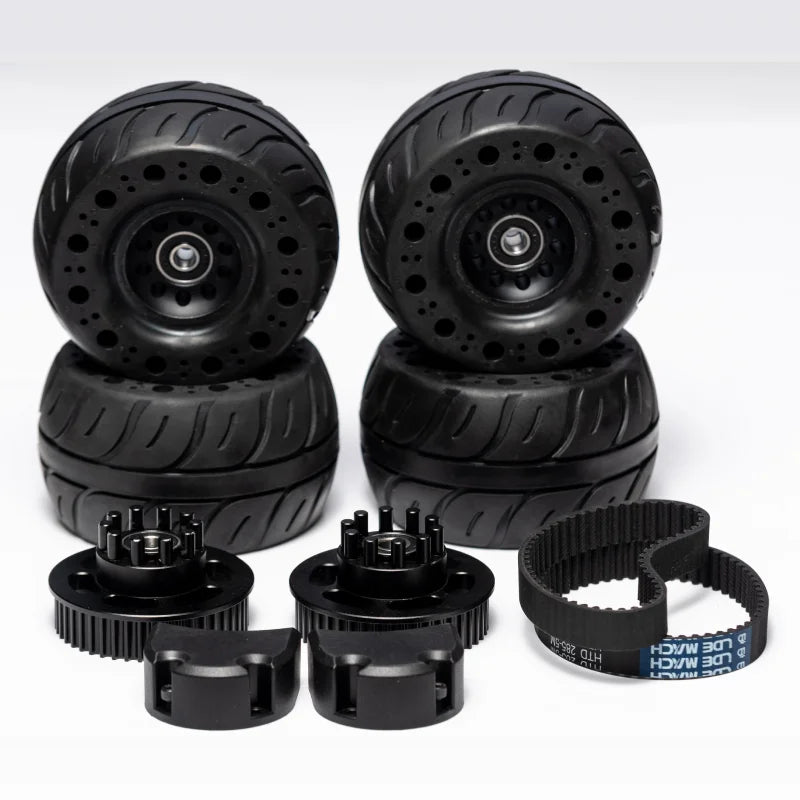 115mm Rubber Street Wheels